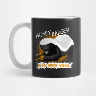 Honey Badger Meme, colored. Mug